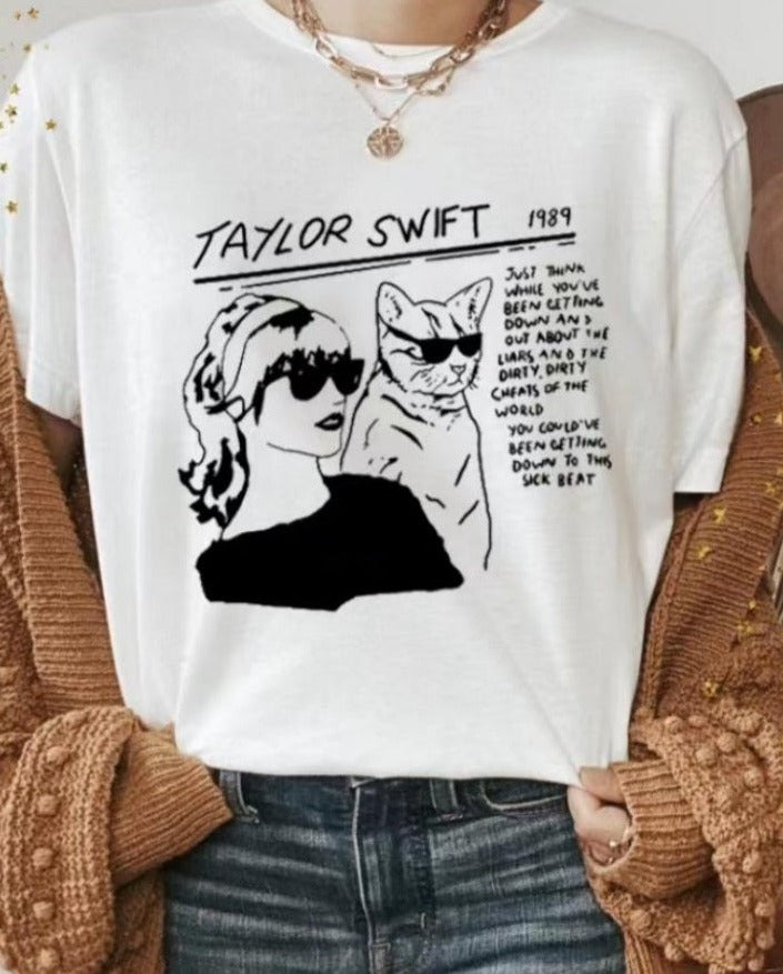 Camiseta limpia / camiseta Taylor Swift 1989 / cuando me estaba ahogando  fue cuando finalmente pude respirar camiseta -  España