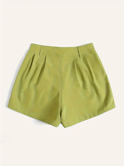 Shorts de Talle Alto con Fruncido GJ02