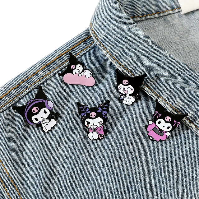 Broche de Esmalte con Diseño de Kuromi LA05