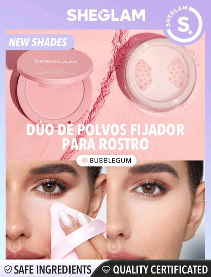 Polvo Fijador para Rostro y Debajo de los Ojos DW02