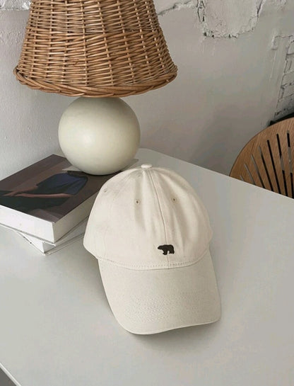 Gorra de Béisbol con Bordado de Oso FÑ06