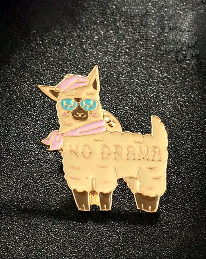 Broche con Diseño de Alpaca FZ03