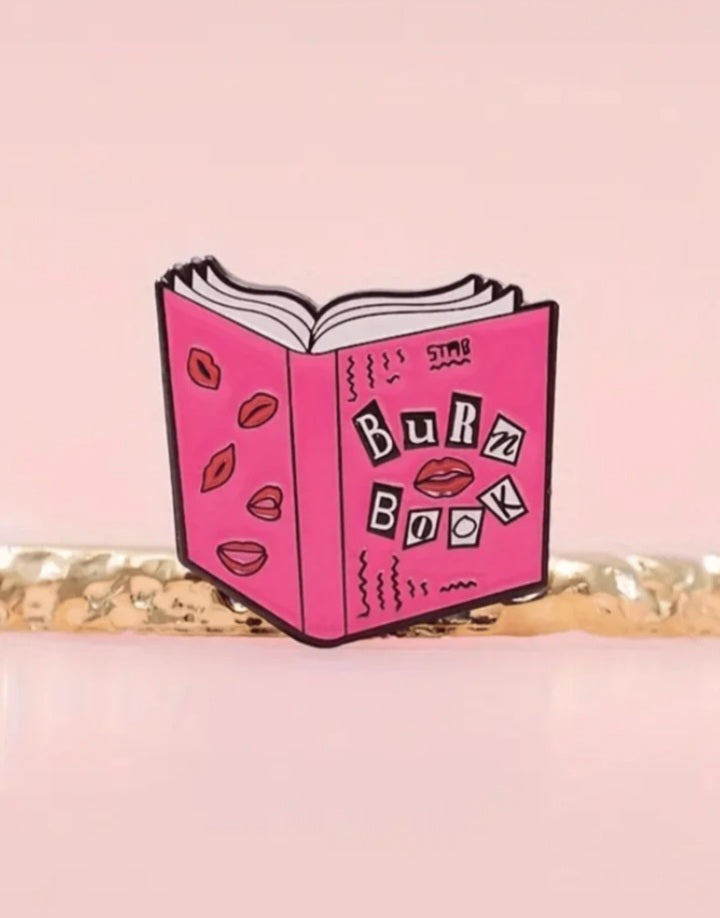 Broche con Diseño de Libro Chicas Pesadas GD06