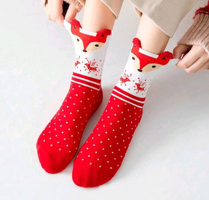 10 Pares Calcetines Navideños (414)