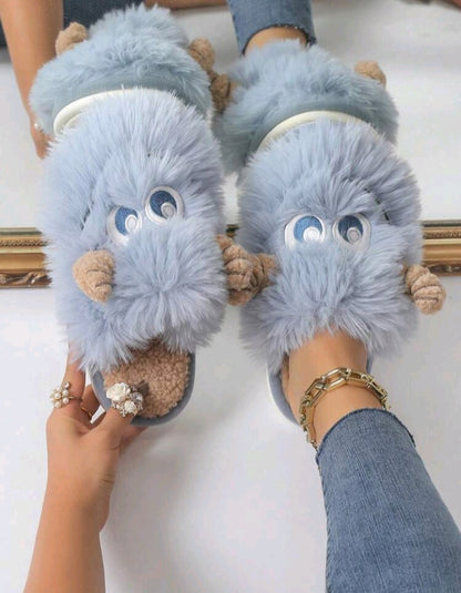 Pantuflas de Peluche Antideslizantes JI05