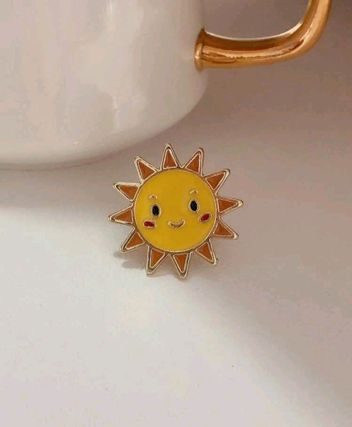 Broche con Diseño de Sol JN05