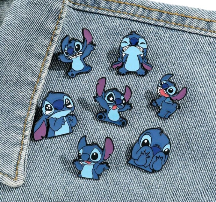 Broche con Diseño de Stitch JÑ03