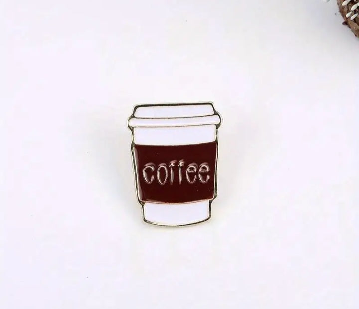 Broche con Diseño de Taza de Café JQ02