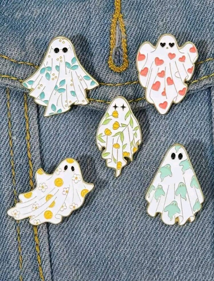 Broche con Diseño de Fantasma JQ04