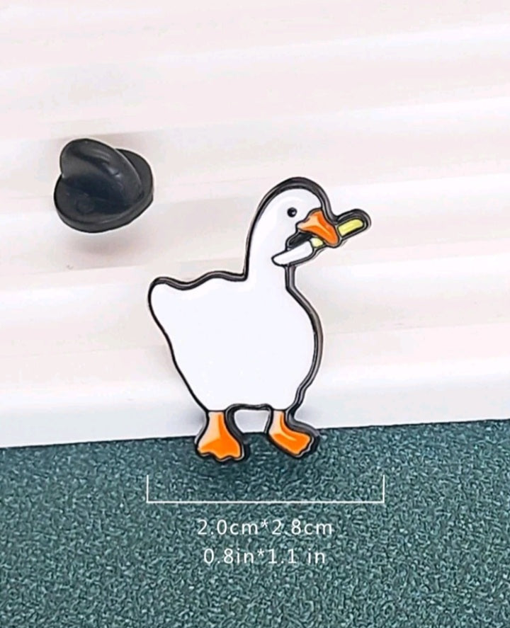 Broche con Diseño de Pato JR01