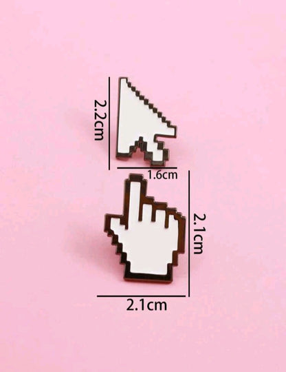 Broche con Diseño de Cursor JR04