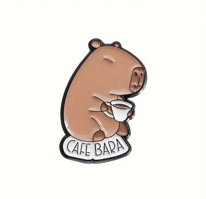 Broche de Capibara con Frase JR08