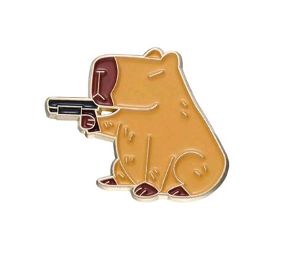 Broche con Diseño de Capibara JS07