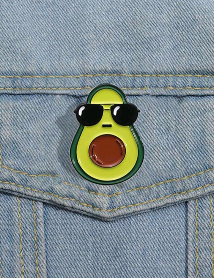 Broche con Diseño de Aguacate JT09