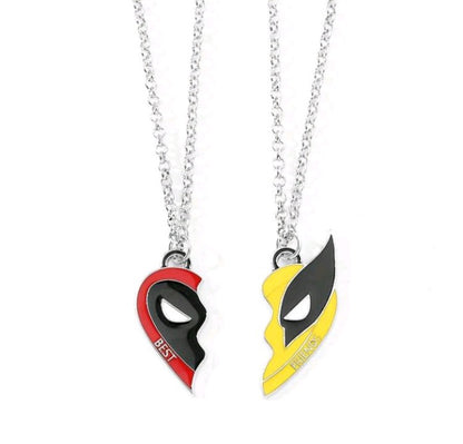 Set de Collar de Deadpool y Wolverine JU09