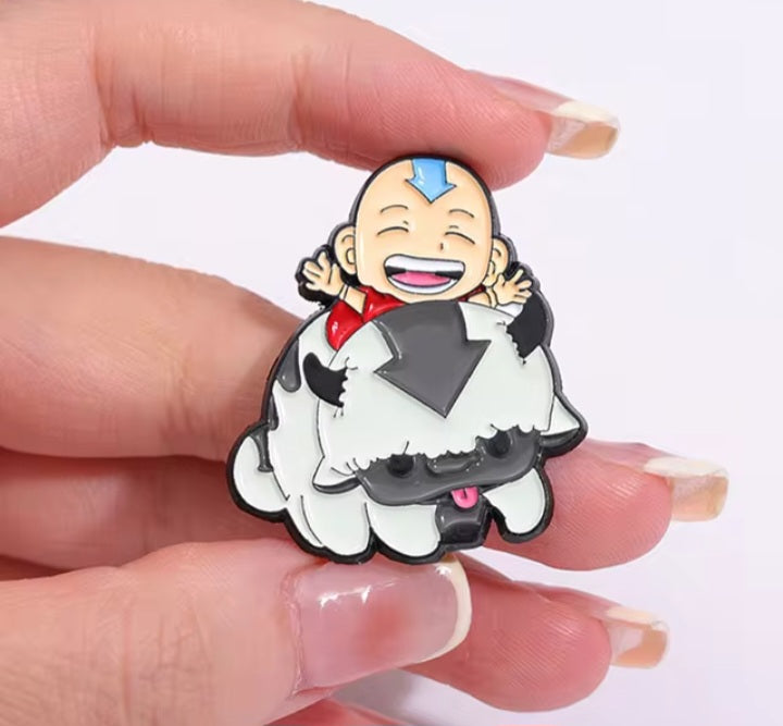 Broche de Aang y Appa JV010