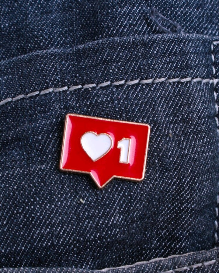 Broche de Burbuja en Forma de Corazón  JX01