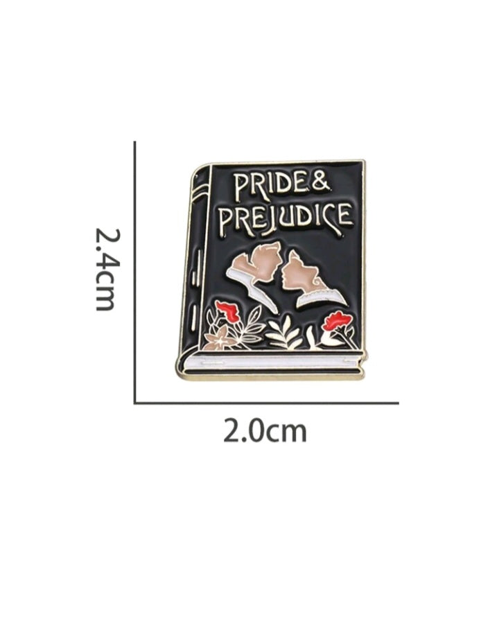 Broche del Libro Orgullo y Prejuicio JX02