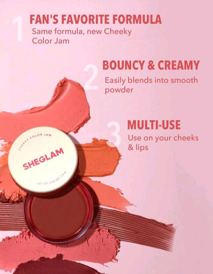 SHEGLAM Cheeky Color Blush JX05