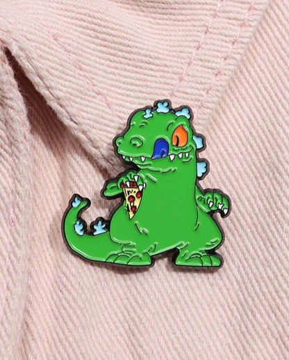 Broche de Dinosaurio Verde KE09