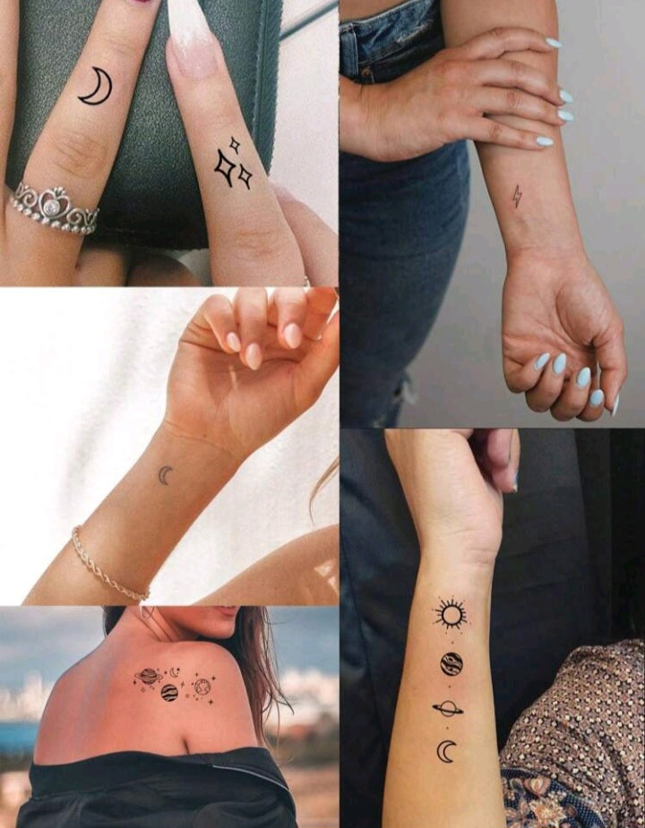 20 Hojas de Tatuajes Temporales KH04