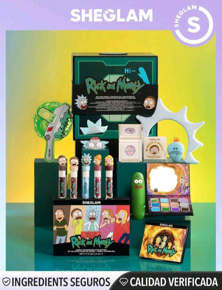 Rick and Morty X SHEGLAM Conjunto de Colección KL05