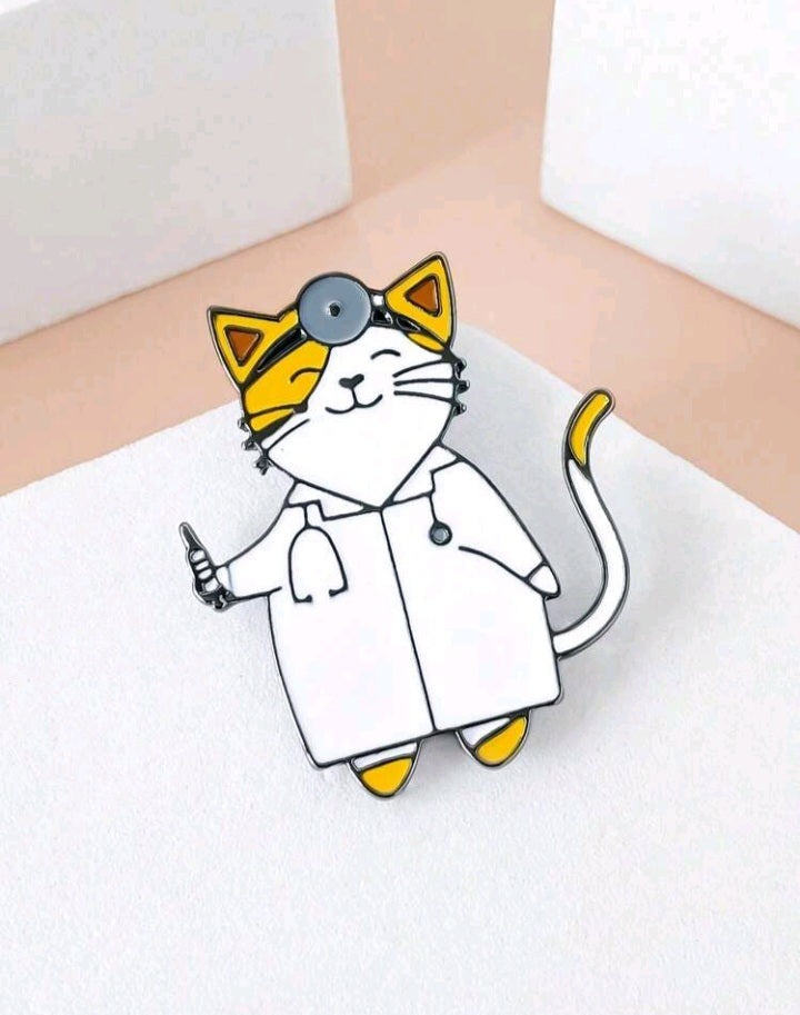 Broche de Gato Médico LC01