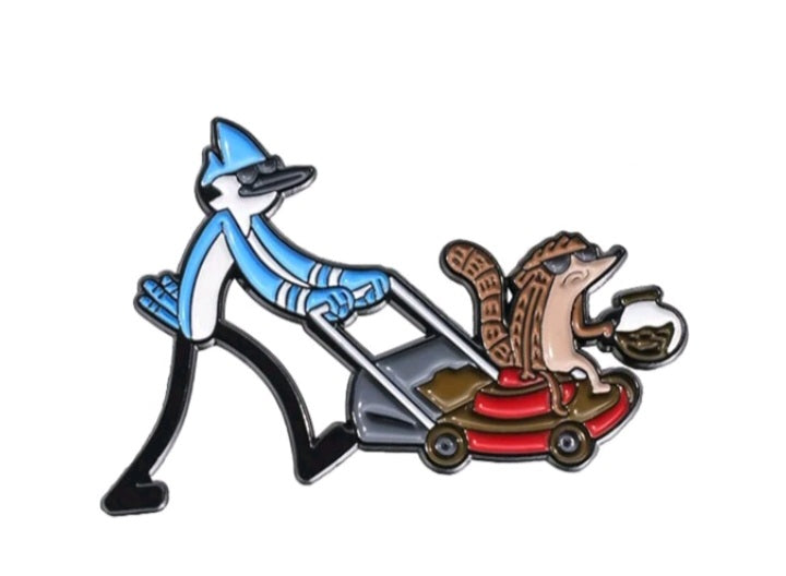 Broche con Diseño de Mordecai y Rigby LC02