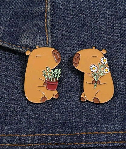 Broche con Diseño de Capibara LC04