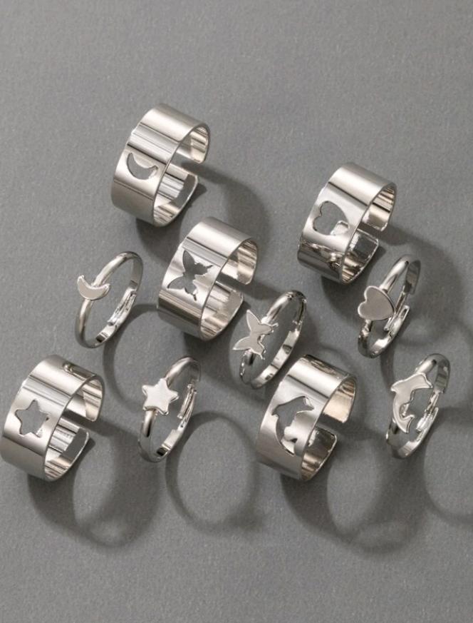 10 piezas de anillos AD02